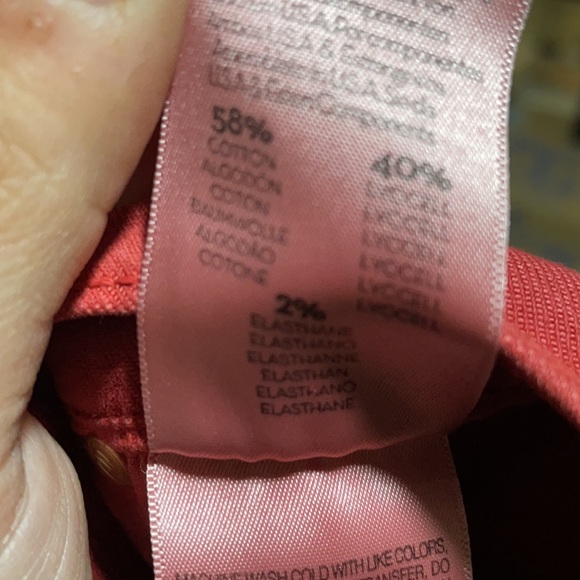 Mother mid rise dazzler ankle red jeans - Picture 10 of 11